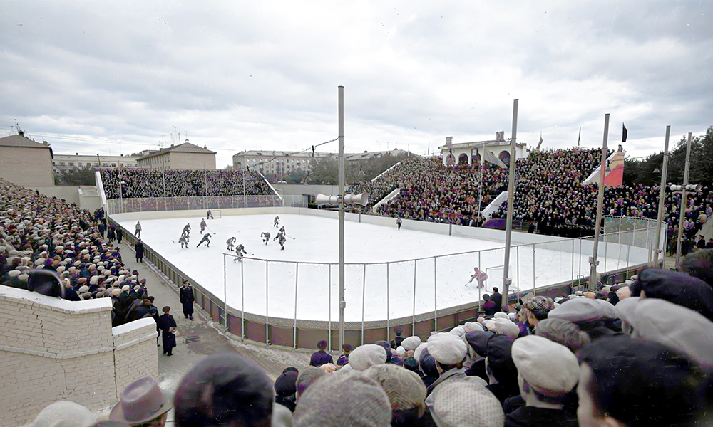 Новый стадион "Торпедо" в Соцгороде. 1965 год